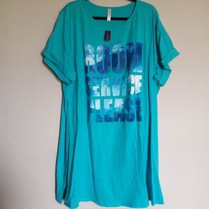 Lane Bryant NWT Cacique blue sleepshirt plus 26/28